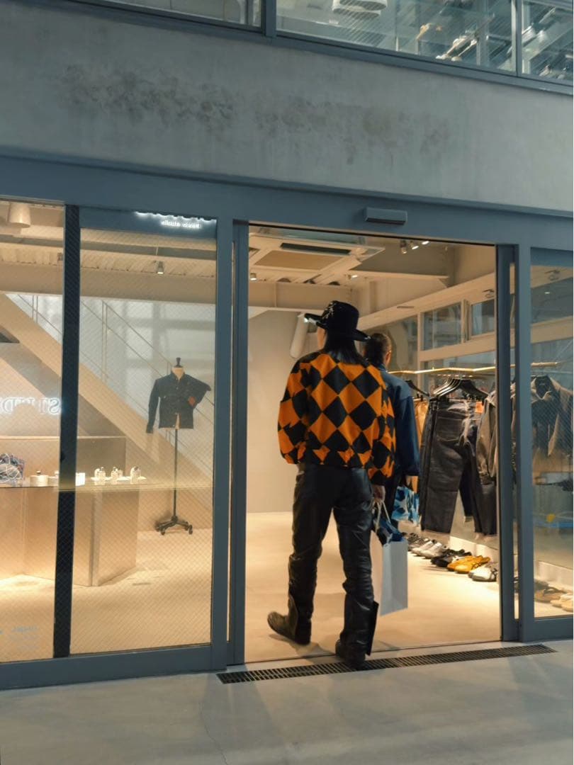 MサイズG-1 ラインクルーマンジャケット オレンジsimons