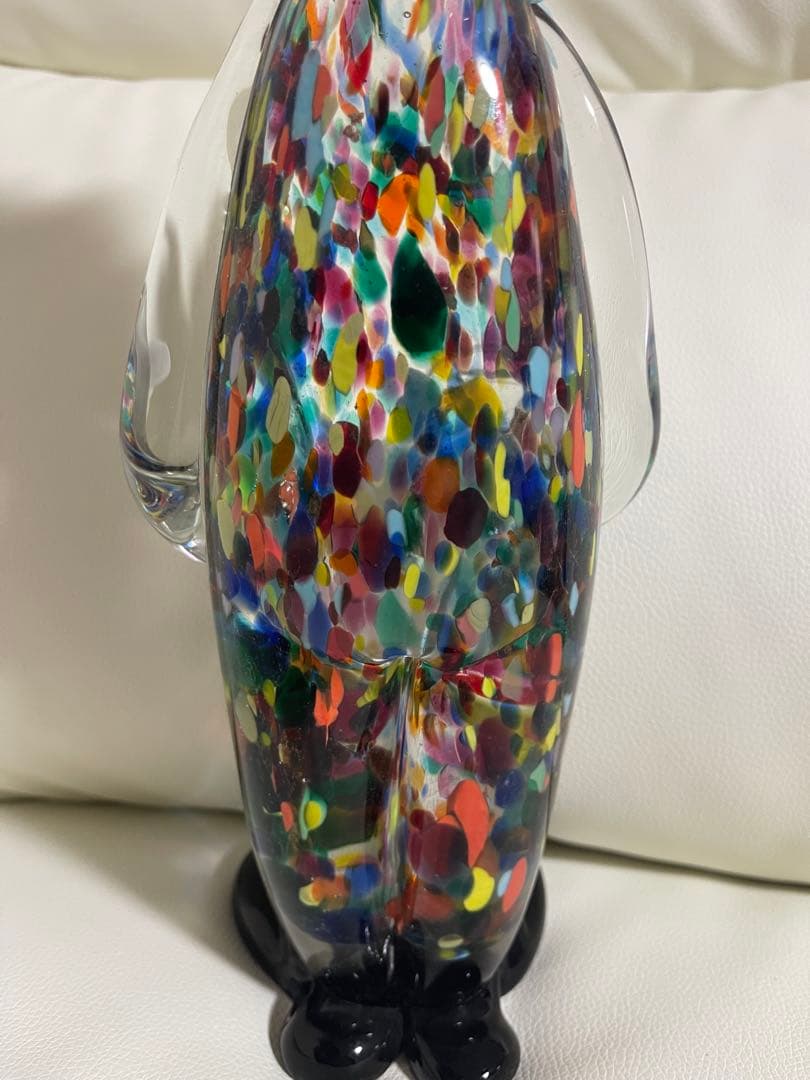 【希少】ムラーノガラス ガラス細工 イタリア製 ピエロ クラウン ヴィンテージ