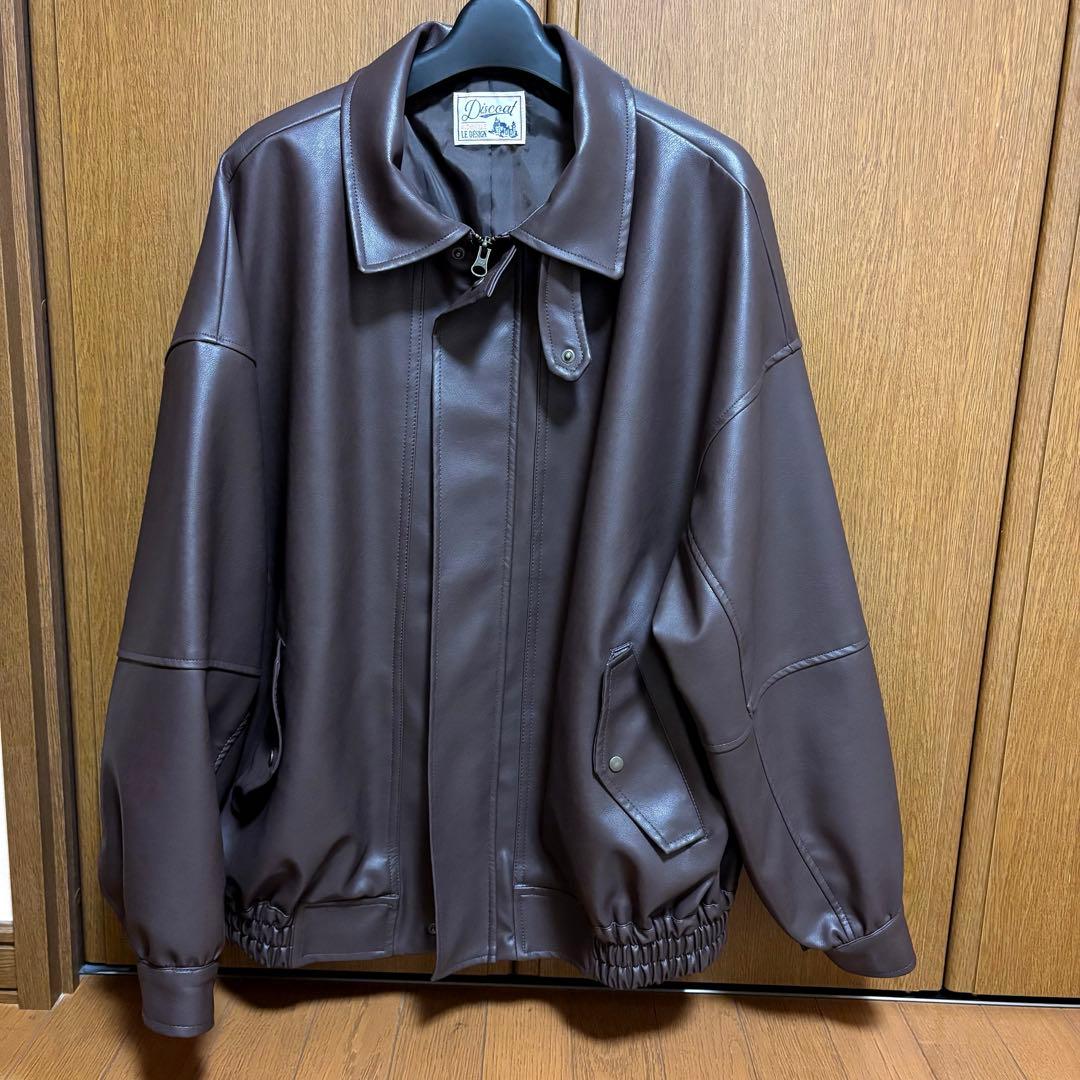 Discoat ビンテージPUレザージャケット　ユニセックス