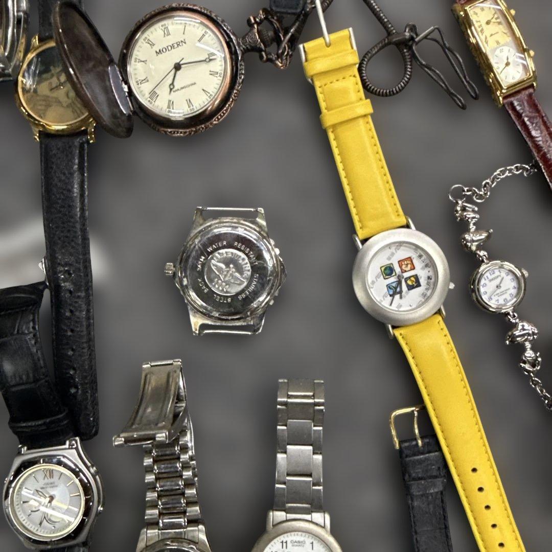 サ*ジ様 大量CASIO citizen seiko時計まとめ現状ジャンク60サ
