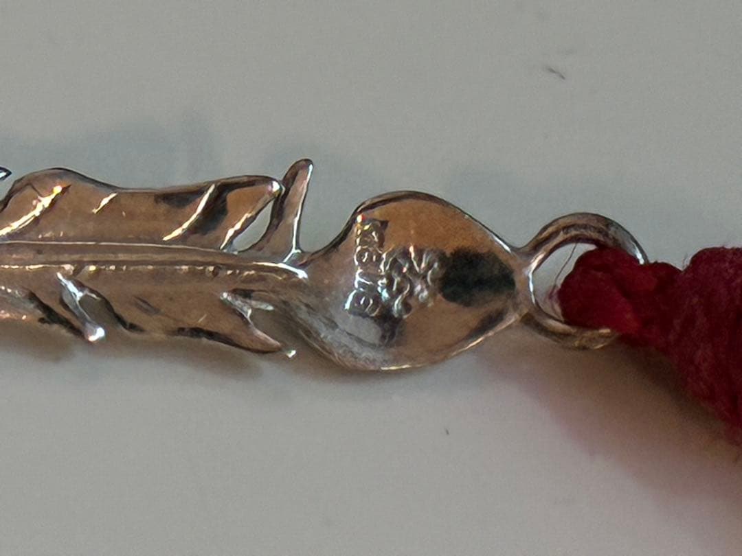 SYMPATHY OF SOUL フェザーブレスレットホワイトゴールドk18WG