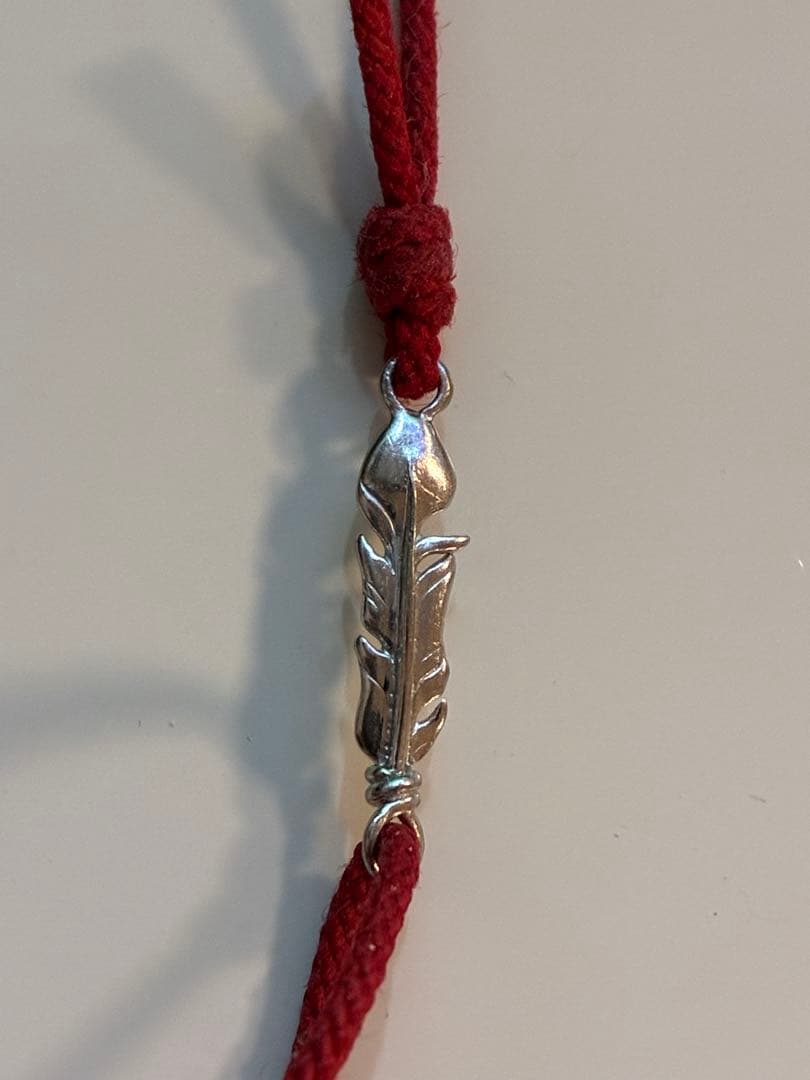 SYMPATHY OF SOUL フェザーブレスレットホワイトゴールドk18WG