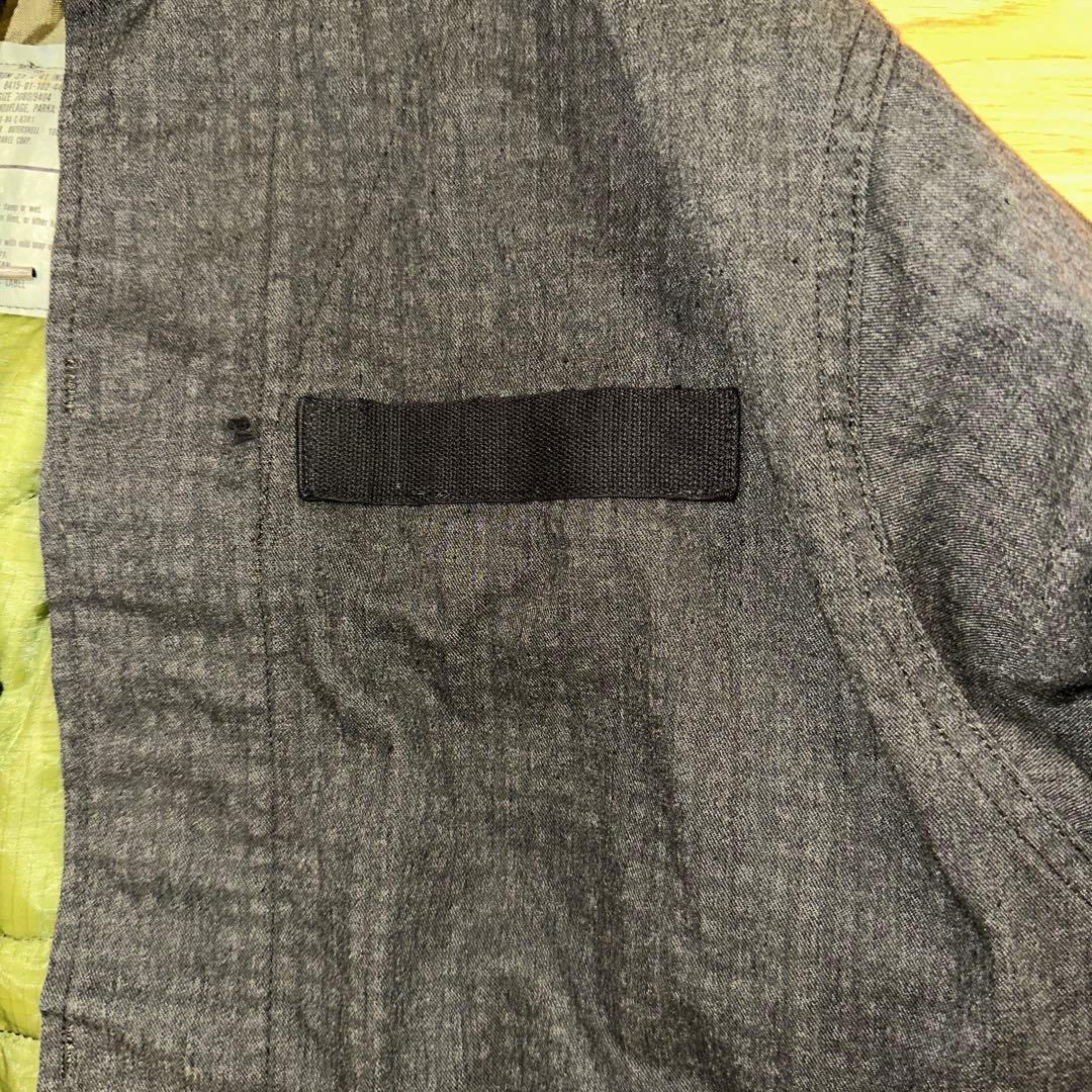 米軍実物 ナイトカモパーカー 後染め キルティングライナー付き Medium