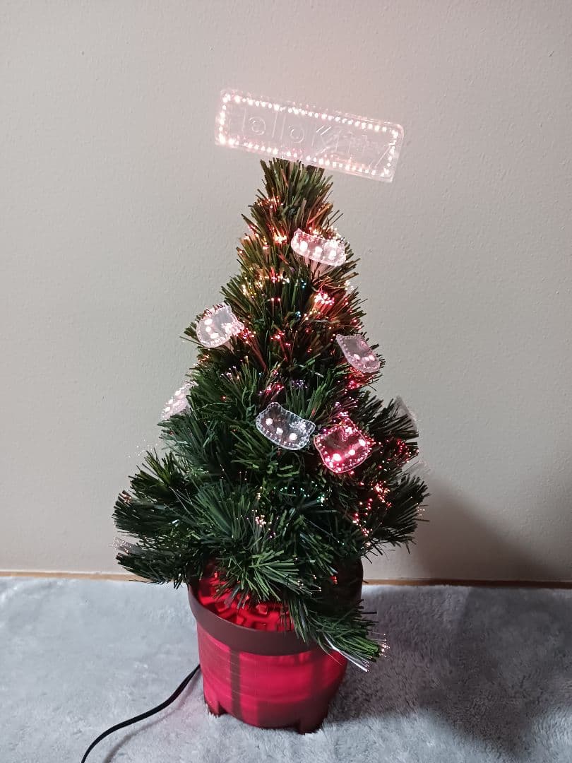 レア‼️‼️ハローキティLEDライトクリスマスツリー