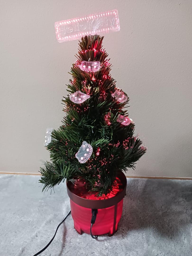 レア‼️‼️ハローキティLEDライトクリスマスツリー