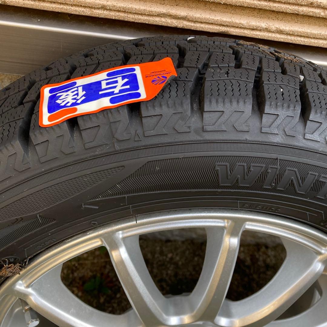 美品★スタッドレス４本セット★155/65R13 アルミ付きダンロップ