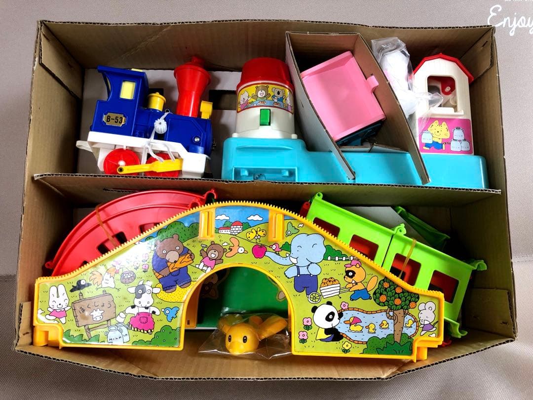 【昭和レトロ】お山のシュッポー 高原の牧場セット　TOYBOX　未使用