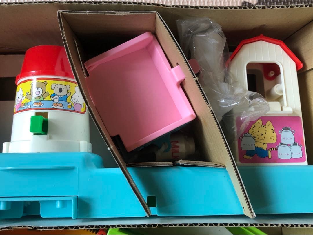 【昭和レトロ】お山のシュッポー 高原の牧場セット　TOYBOX　未使用