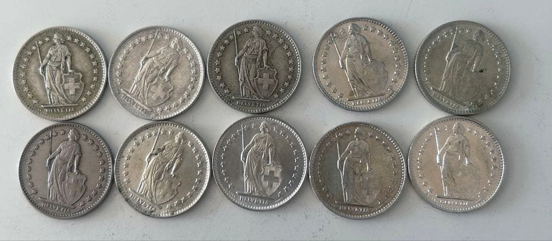 スイスフラン 37枚SET コレクション 外国　硬貨