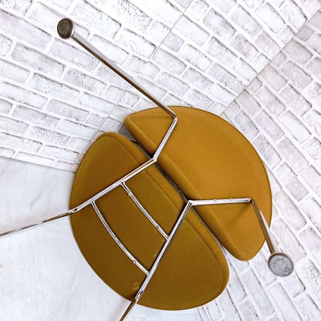 【おしゃれ】オレンジスライスチェア　ピエール・ポーリン　ブラウン　洗浄済み★