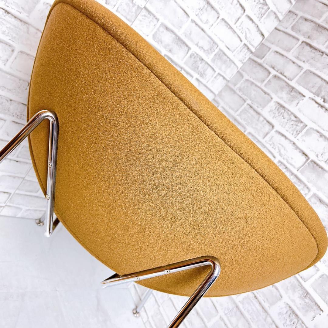 【おしゃれ】オレンジスライスチェア　ピエール・ポーリン　ブラウン　洗浄済み★