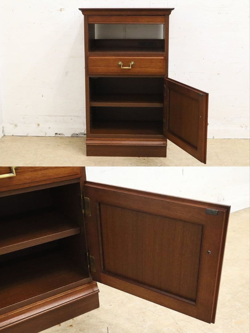 マルニ【地中海シリーズ】高級電話台・TEL台/FAX台サイドチェスト◆クラシック