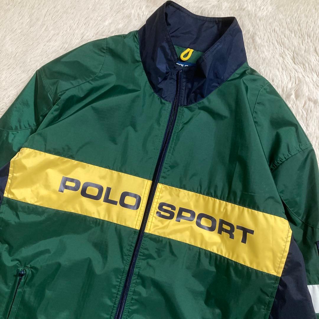 美品 ポロスポーツ ラルフローレン ウィンドブレーカー POLOロゴ ナイロン