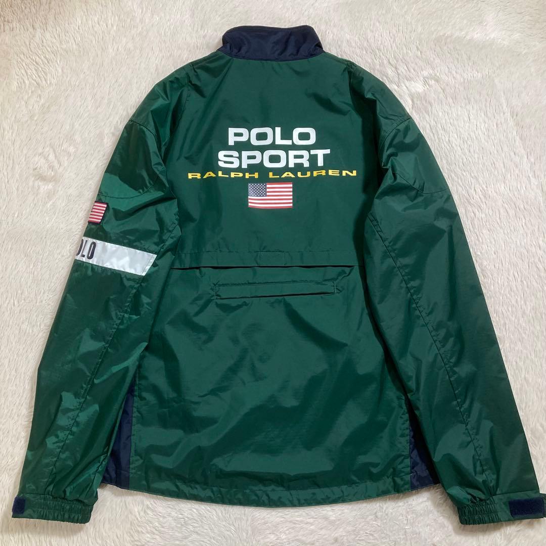 美品 ポロスポーツ ラルフローレン ウィンドブレーカー POLOロゴ ナイロン