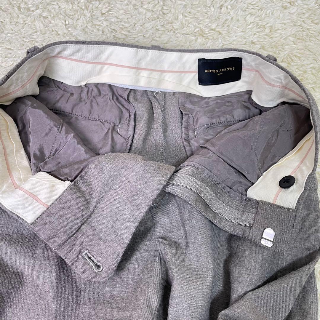 UNITED ARROWS レディース　ノンカラー　スーツ　セットアップ　パンツ