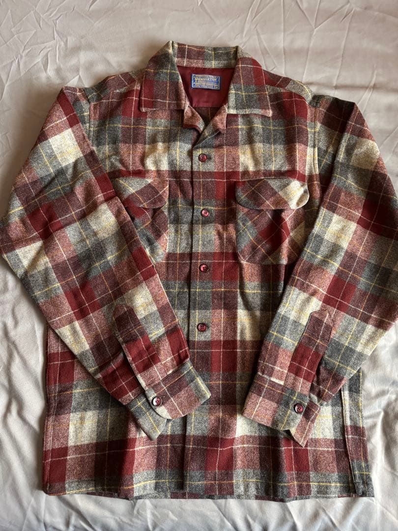 ペンドルトン　70年代チェックシャツ　ボード　キムタク　ビンテージ　ビッグマック