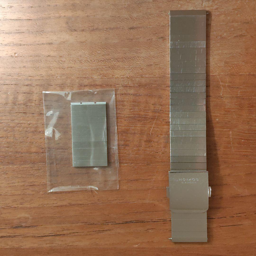 NOMOS ステンレススチール 金属ベルト　幅20ミリ