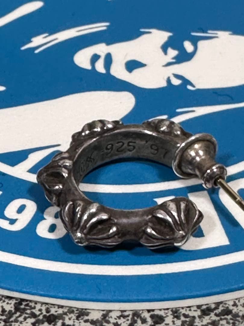 美品 CHROME HEARTS シルバー フープピア