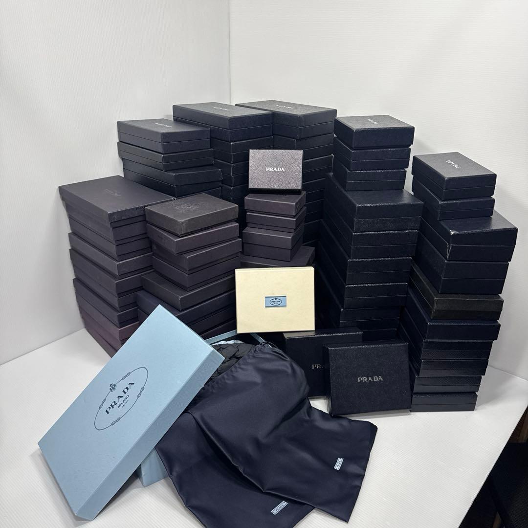 Nami超大量PRADAプラダ 空箱 全84個 + 靴用保存袋2枚 まとめ