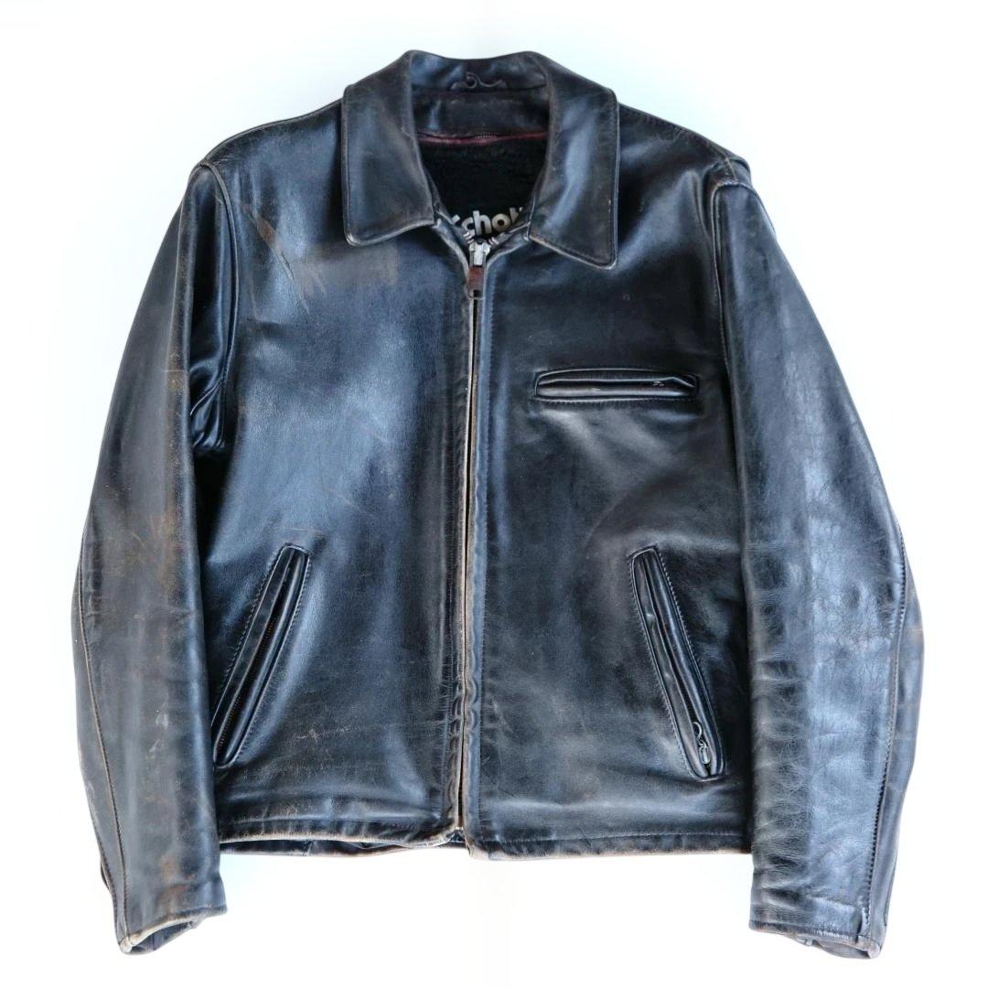 Schott（ショット） 642 シングルライダースジャケット メンズ 38
