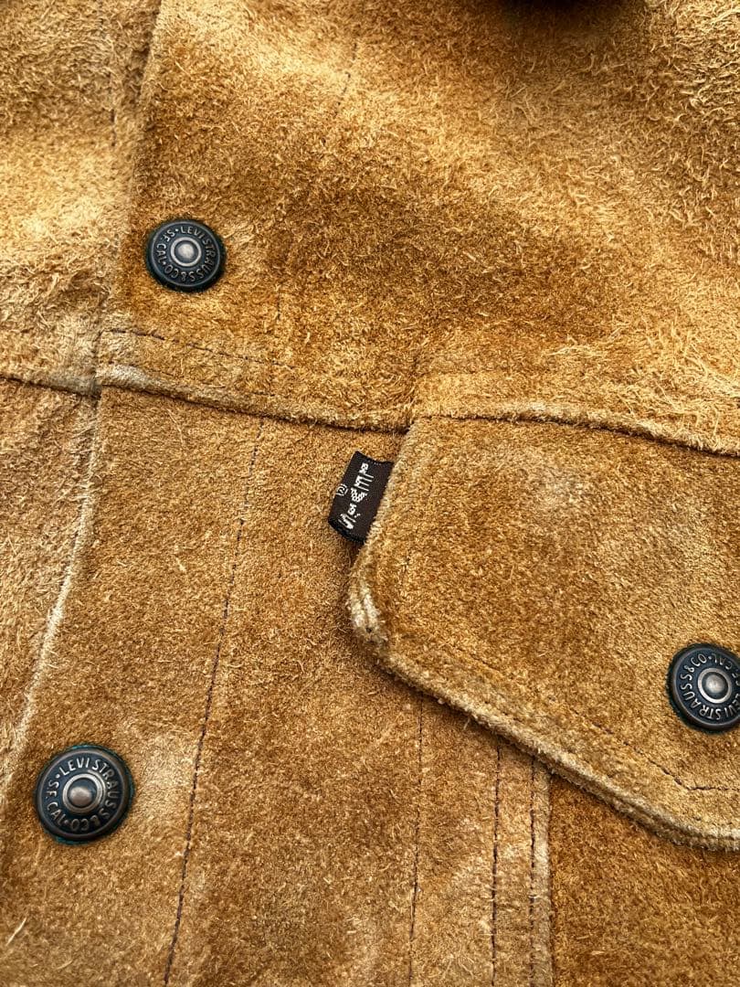 60s 70s リーバイス ビッグE スエードレザージャケット