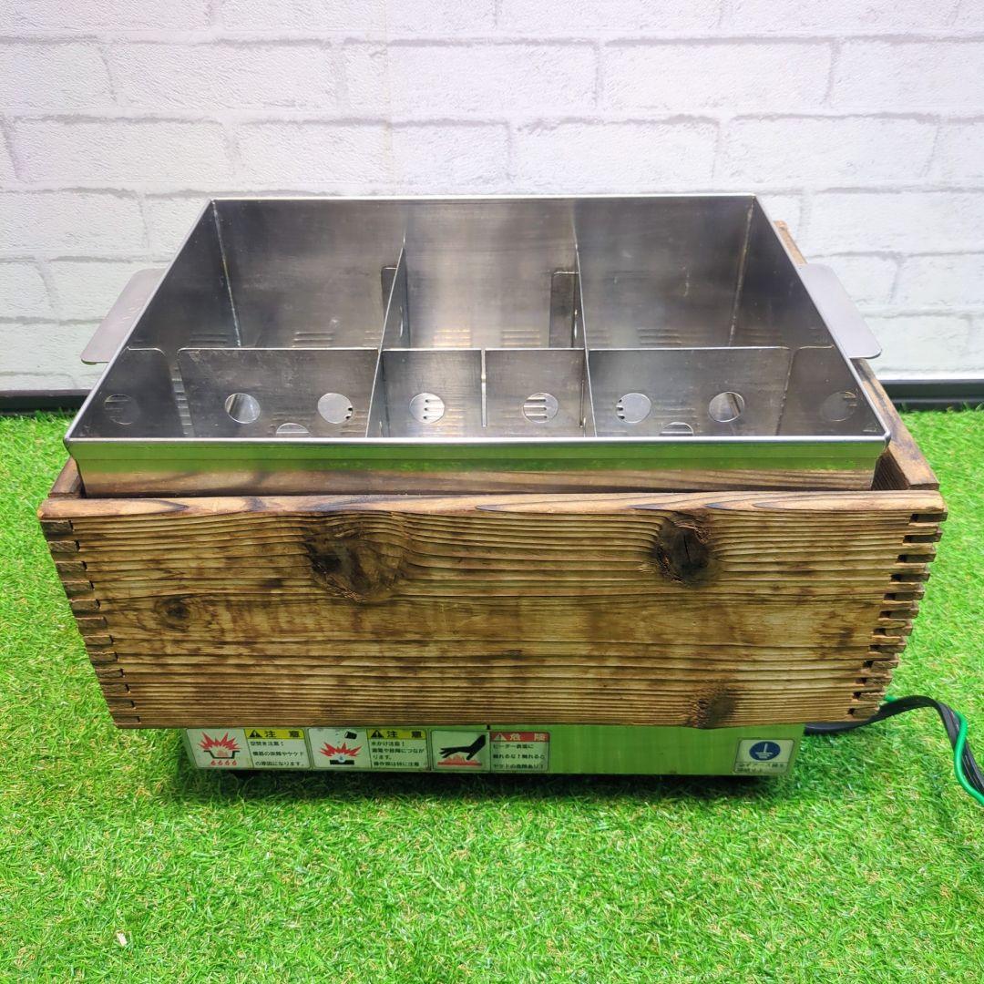 【動作確認済】ニチワ　電気おでん鍋　EOK-4WSP　焼杉枠