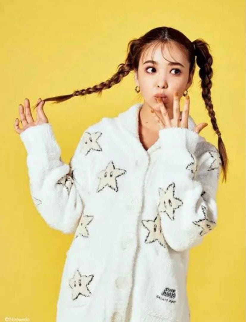 【新品未開封】ジェラートピケ　マリオ　スター　カーディガン　ジェラピケ