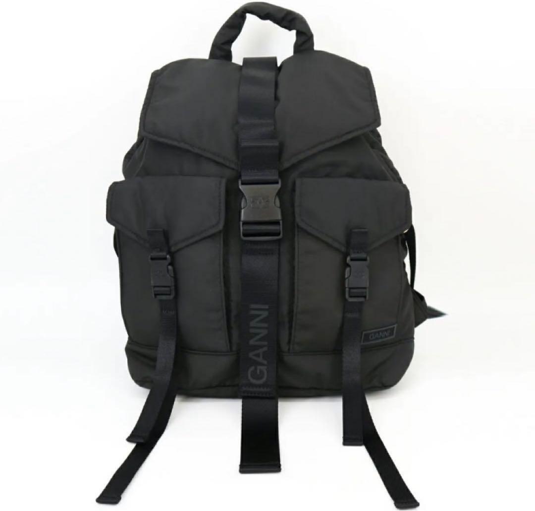 naani様 GANNI リュック 黒 ガニー