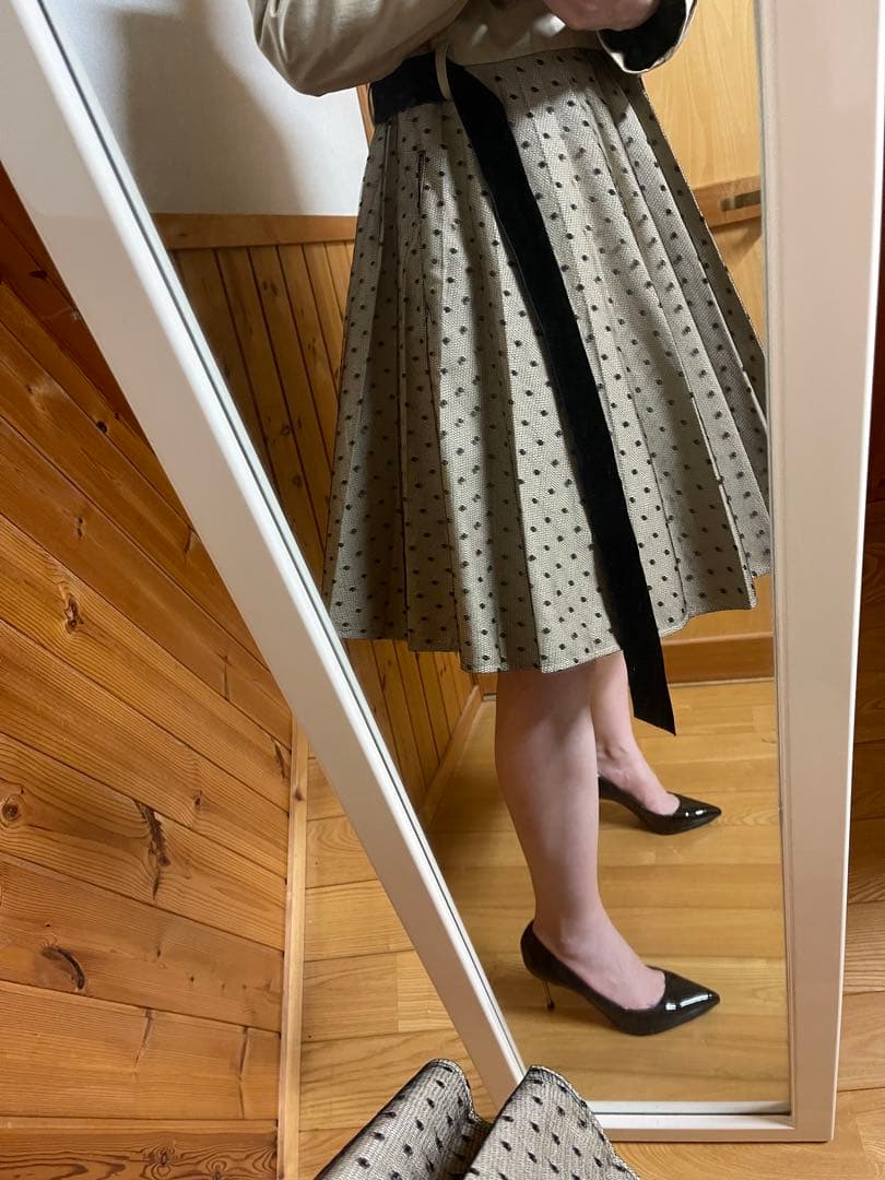 ヴァレンティノ　トレンチコート　ドット柄