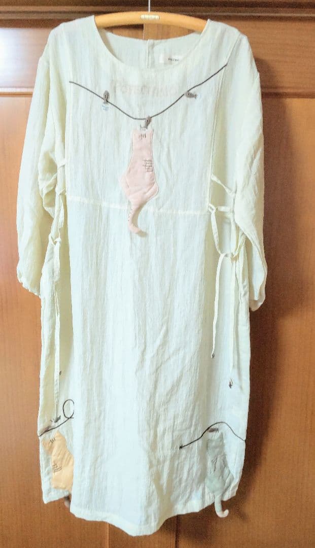 未使用    さえら ポテチーノ エプロン 割烹着