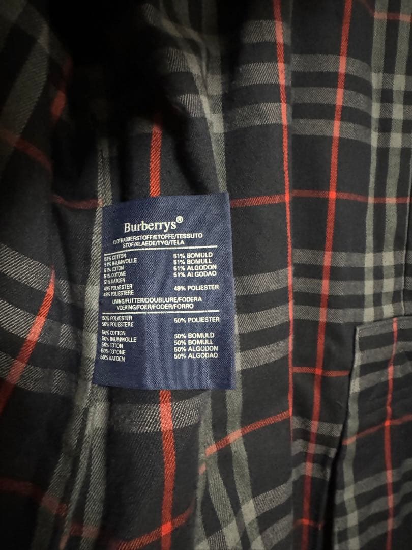 Burberrys ネイビー ダブル　トレンチコート