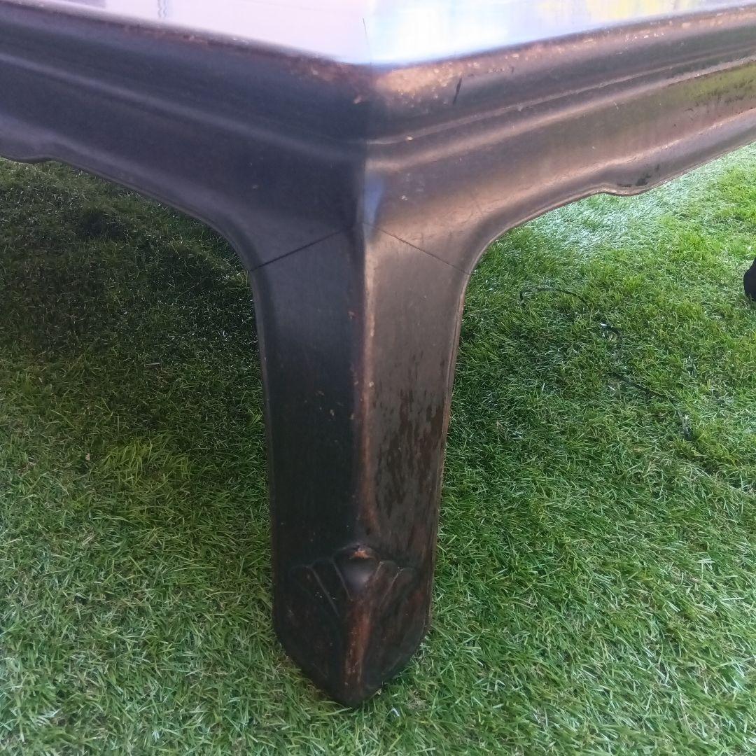 紫檀　座卓　昭和レトロ　希少　アンティーク　送料込