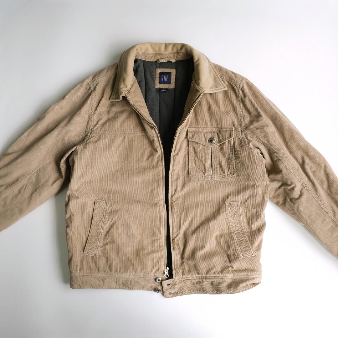ジャケット・アウター GAP 00's Padded Corduroy Jacket Beige L.