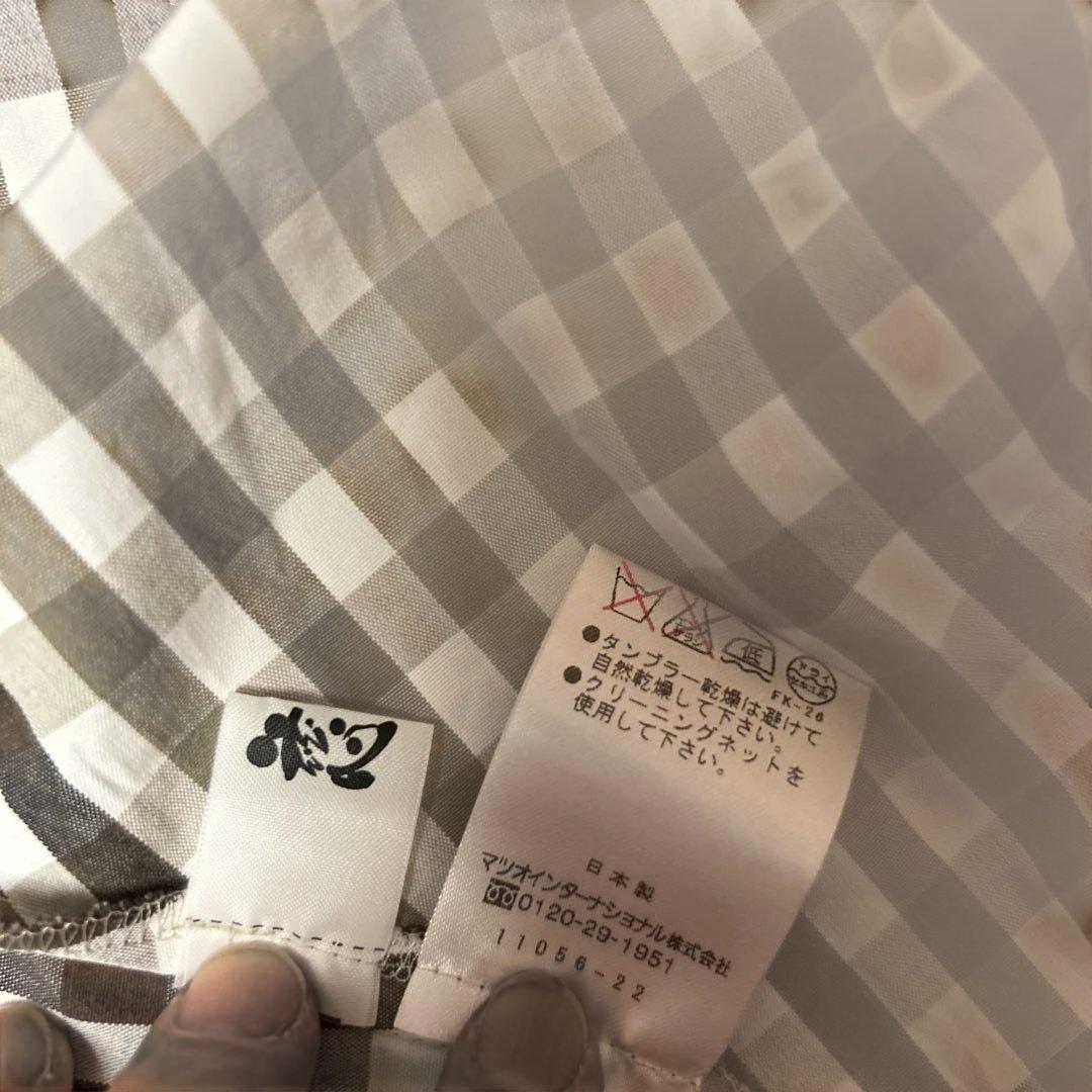 センソユニコ慈雨　チェック柄 コート　サイズ40