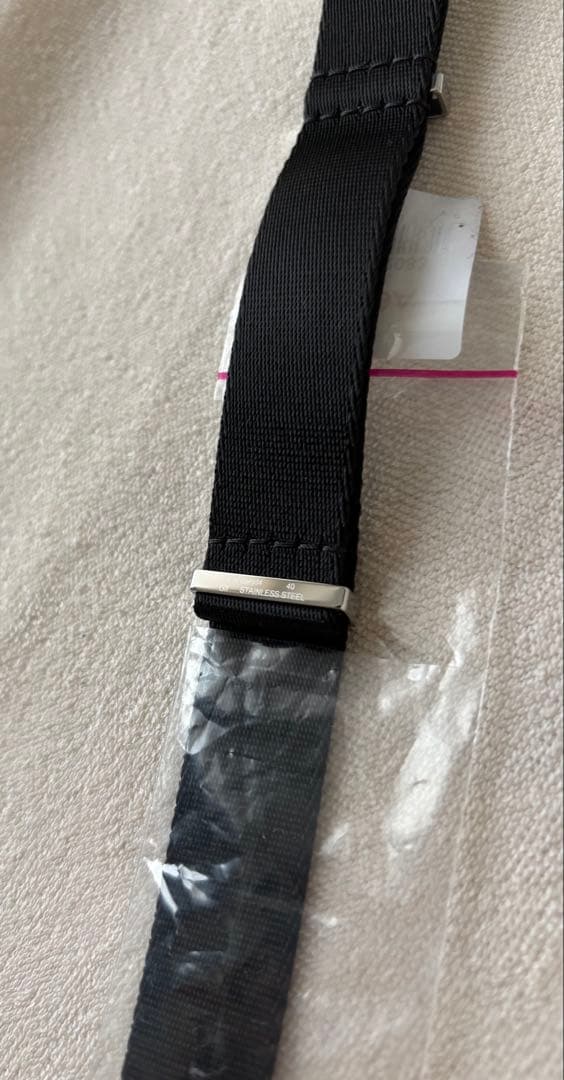 OMEGA official 黒 NATOストラップ/ベルト　美品