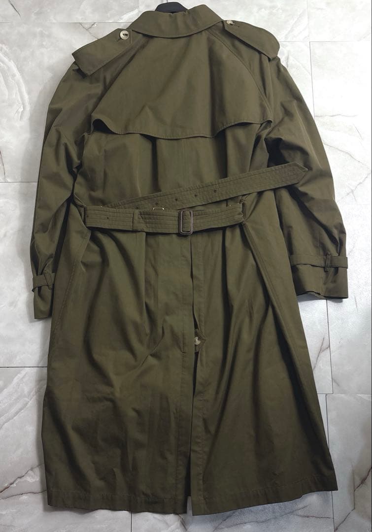 バーバリー ウエストミンスター トレンチコート　メンズ　カーキオリーブ　希少56