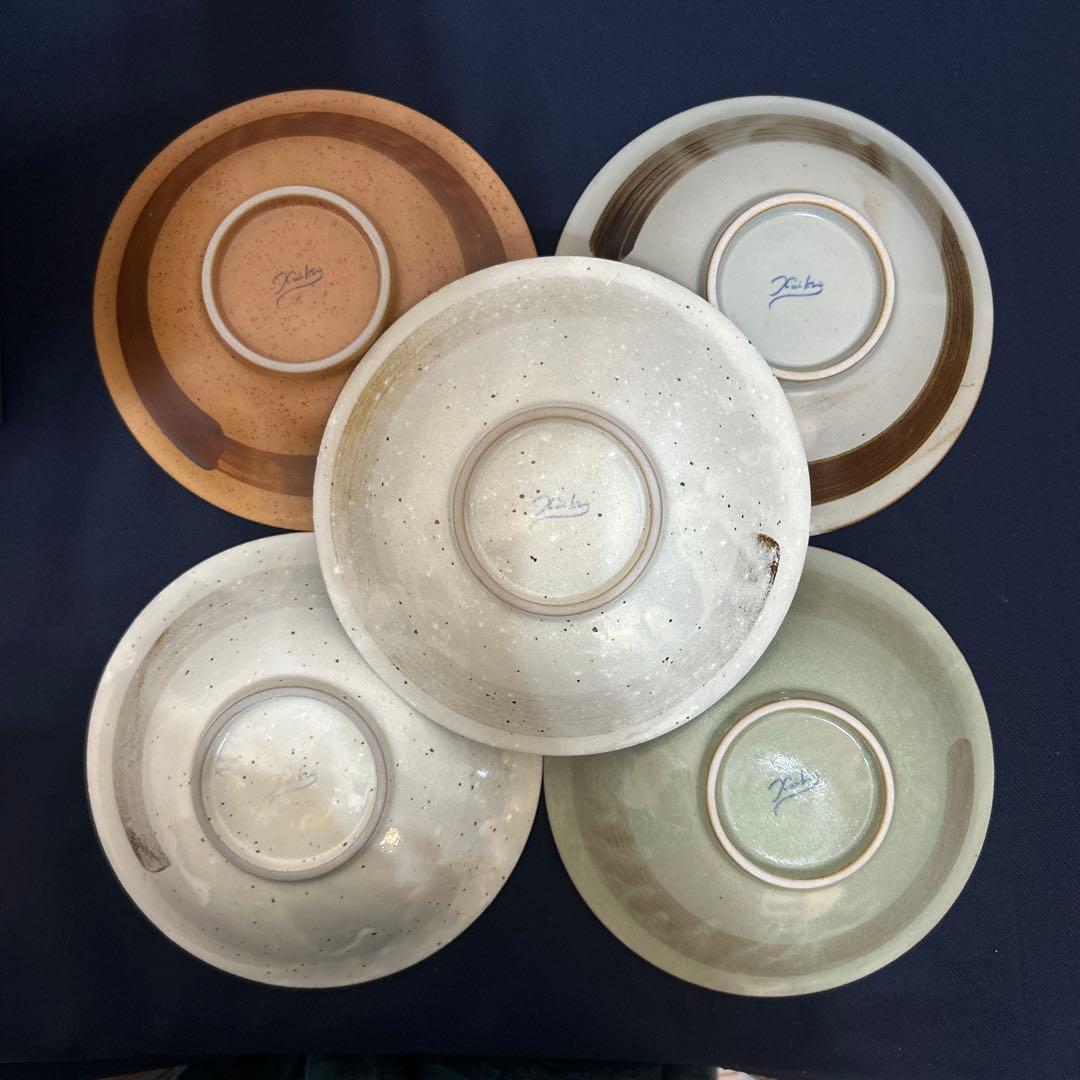 ★専用★エクレクティック　カイカイ　クバの大地　平鉢　17cm ５枚　箱あり