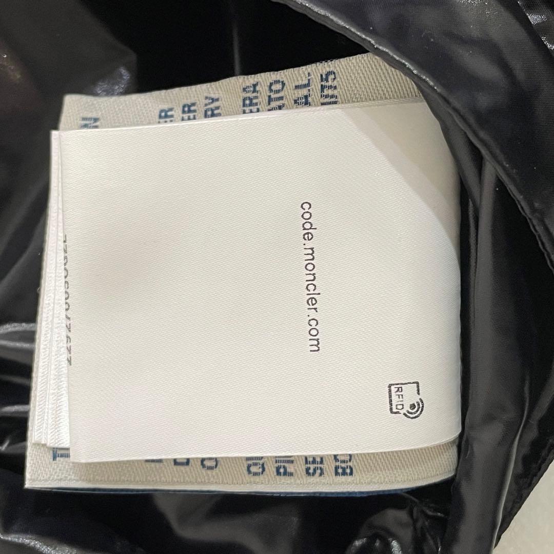 ■正規品■未使用■モンクレール×フラグメント ダウンマフラー ブラック 黒