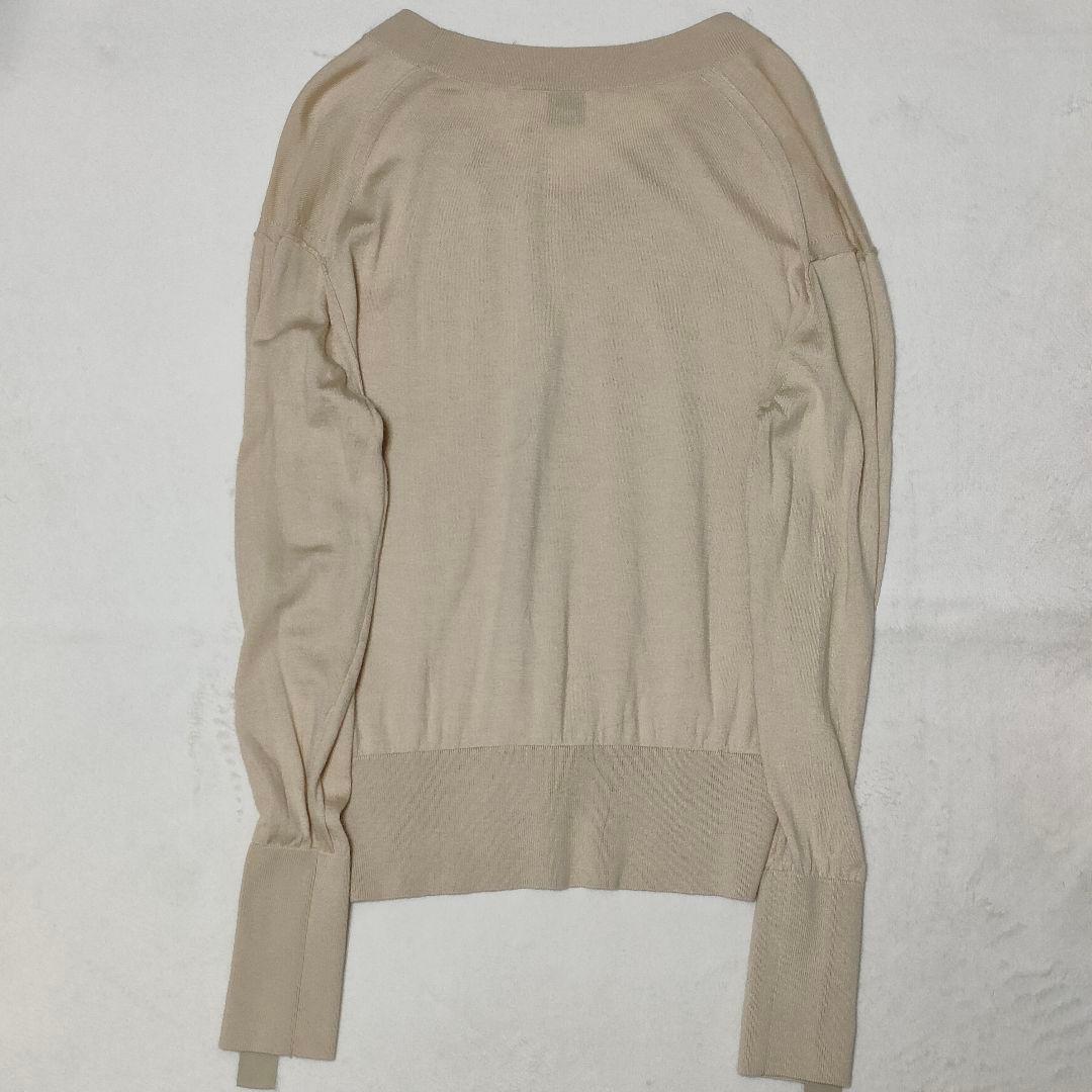 BURBERRY LONDON　ニット　Vネック　ベージュ　Ｓ
