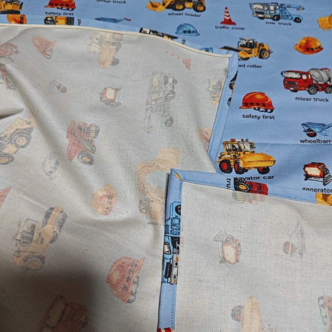 naonao様オーダーページ　働く車柄　布団カバー　風呂敷　大きめ巾着袋