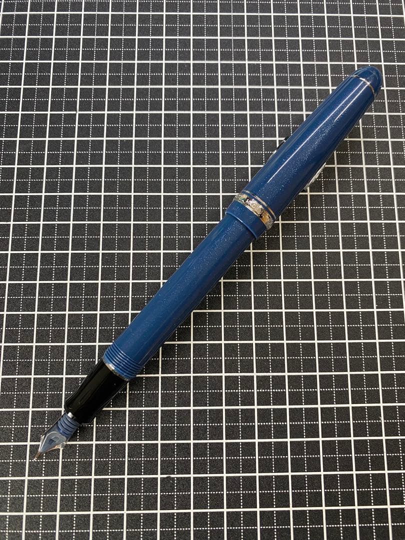 PILOT CUSTOM74 lic-blue 万年筆　字幅M