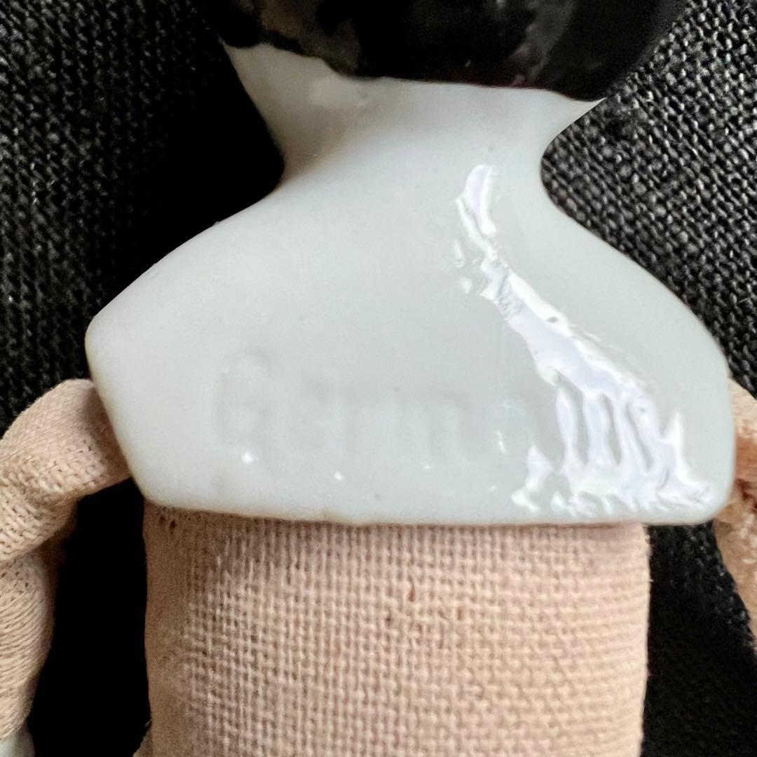 アンティーク　チャイナヘッドドール　タブリエ　16センチ　アナベルおまけ