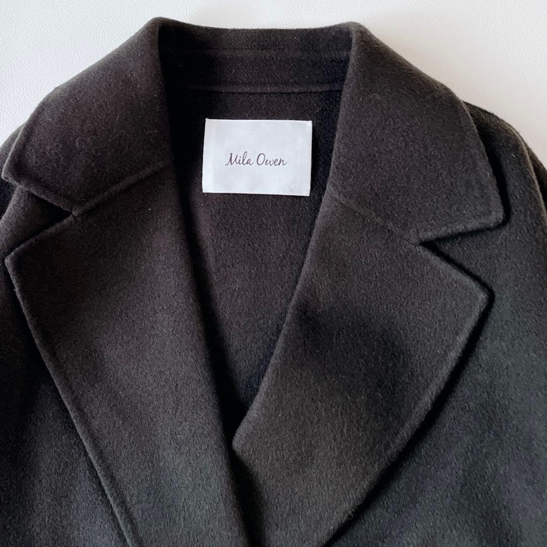 美品✨　24AW Mila Owen ワイドシルエットダブルブレストコート　完売