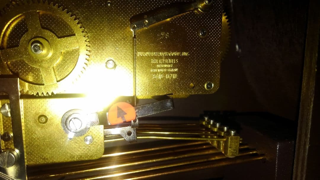 bulova ウエストミンスター　アンティーク　置時計