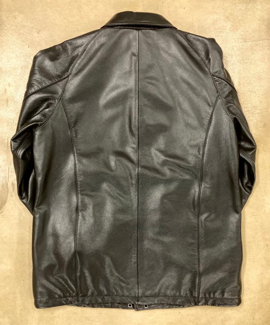 レザーコーチジャケット　M