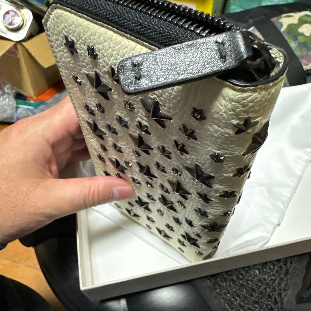 最終値下　JIMMY CHOO 星型スタッズ 長財布