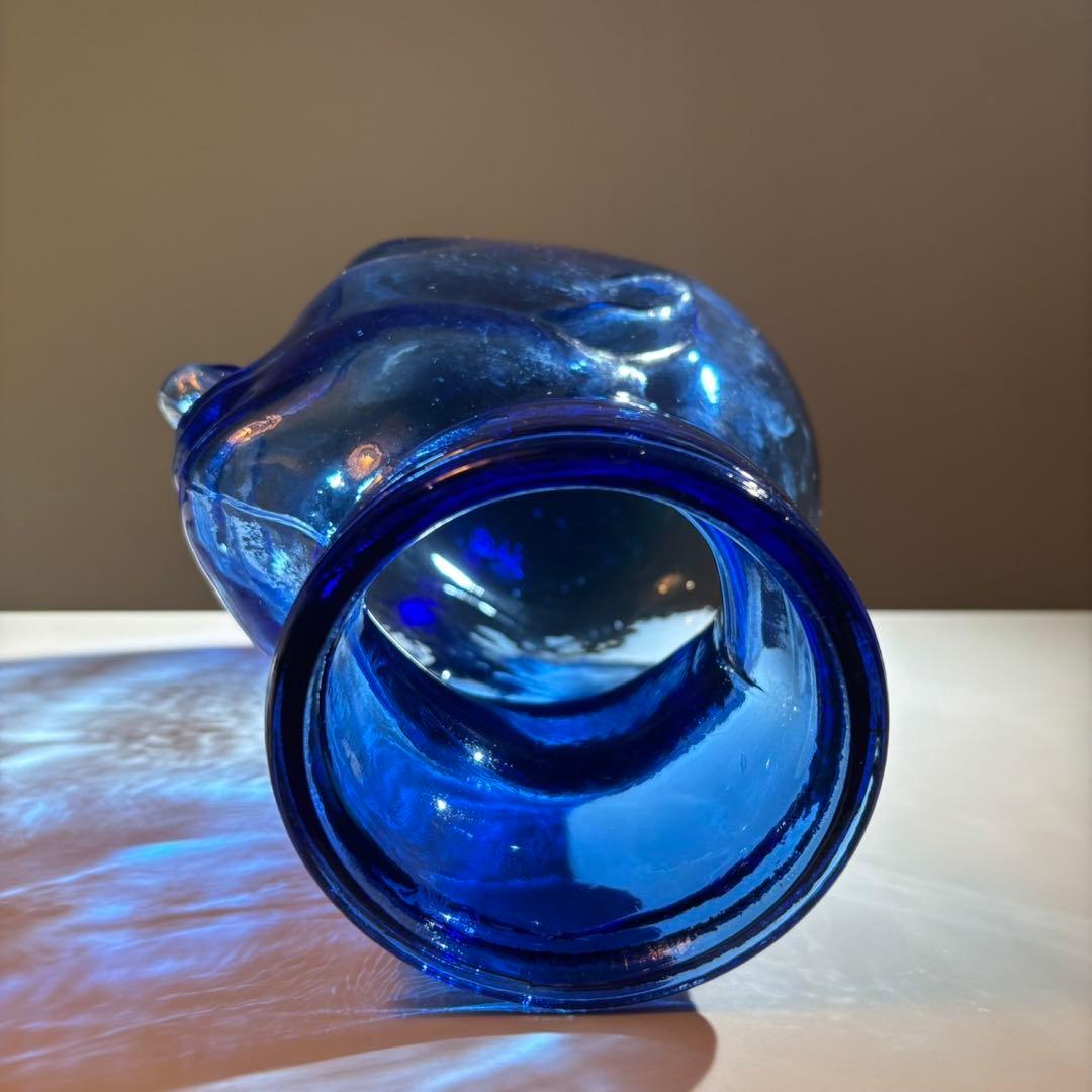 ガラス製の青い頭部のマネキン ポストモダン スペースエイジ ミッドセンチュリー