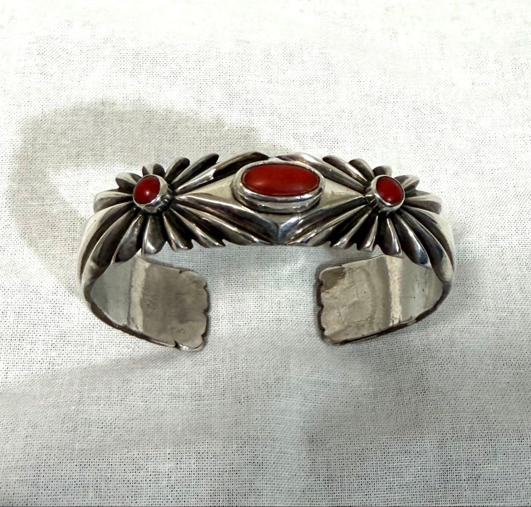 cippy crazy horse サンバースト　バングル　コーラル 超希釈