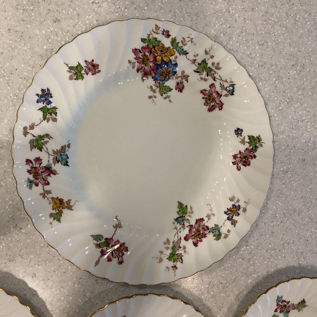 ミントン アンティーク　大皿&小皿6枚　セット