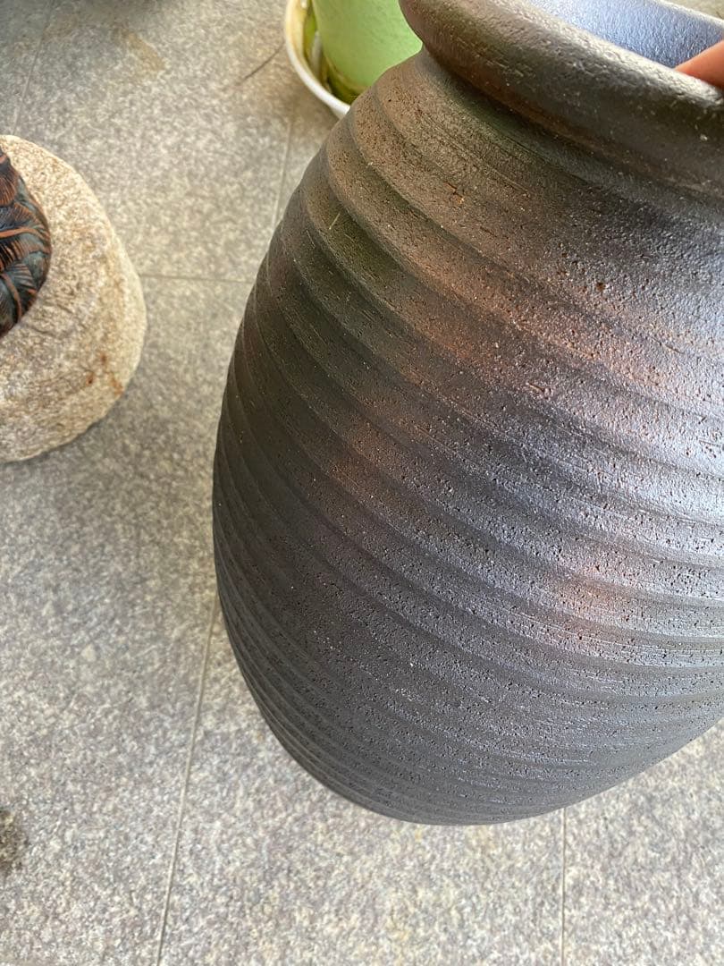 信楽焼　壺　傘立て　大壺　金魚鉢　睡蓮鉢　メダカ　和風